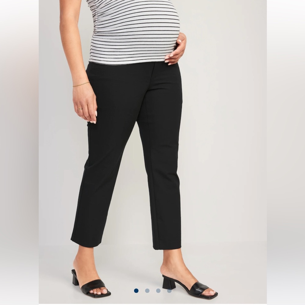 Old Navy Full Panel Maternity Pixie Ankle Pants